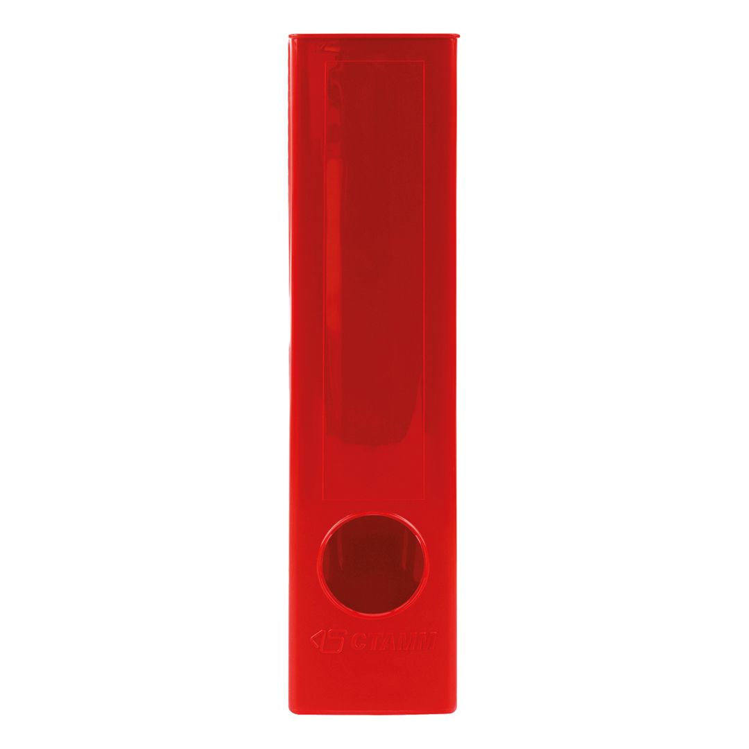 Лоток вертикальный Стамм "Лидер", 1 секция, красный