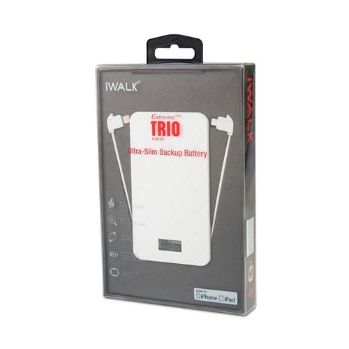 Портативное зарядное устройство iWalk Extreme TRIO 6000, 6000 mAh, 5V 3.4A, белое / Портативные зарядные устройства №3