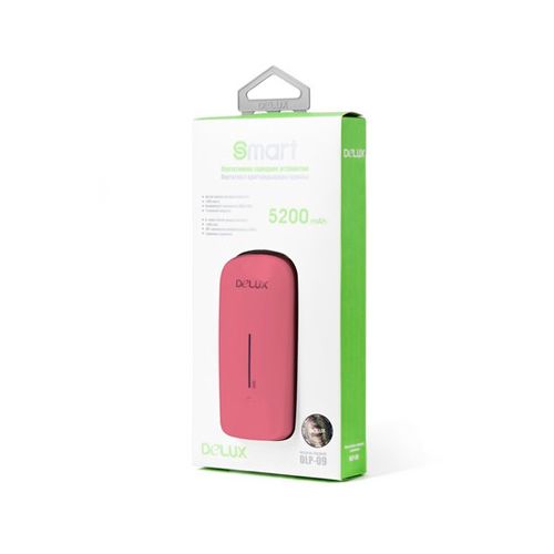 Портативное зарядное устройство Delux DLP-09R, 5200 mAh, 7 степеней защиты, красное / Портативные зарядные устройства №3