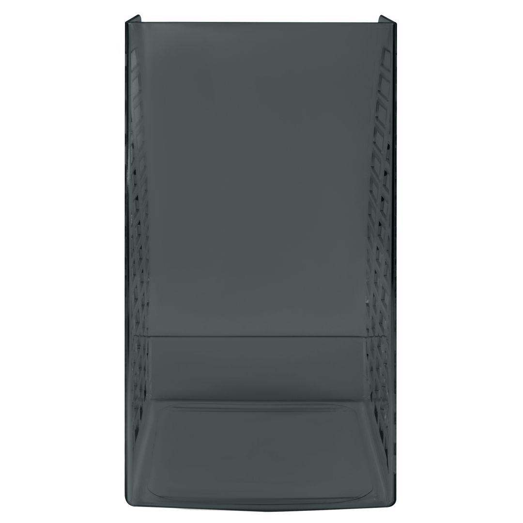 Лоток вертикальный Стамм "XXL", 250*300*160 мм, тонированный серый / Стойки-уголки №4