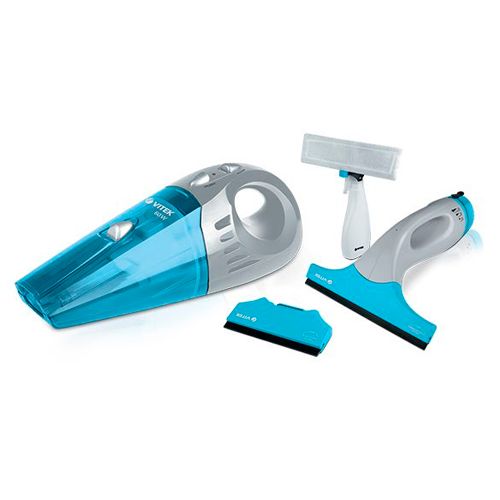 Набор пылесосов Vitek VT-1811: автомобильный пылесос+мойка окон, мощность 60Вт, 0,5 л, голубой / Оборудование для уборки oe.kz Набор пылесосов Vitek VT-1811: автомобильный пылесос+мойка окон, мощность 60Вт, 0,5 л, голубой / Оборудование для уборки
