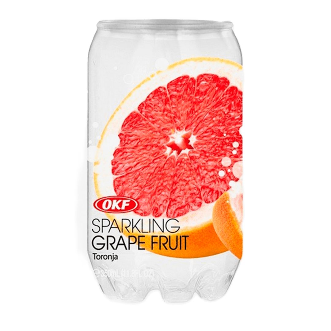 Напиток газированный OKF "Sparkling", вода со вкусом Грейпфрута, 0,35 л, жестяная банка / Напитки и энергетики