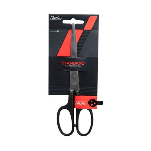Ножницы Hatber Standard, размер 18 см, из нержавеющей стали / Ножницы