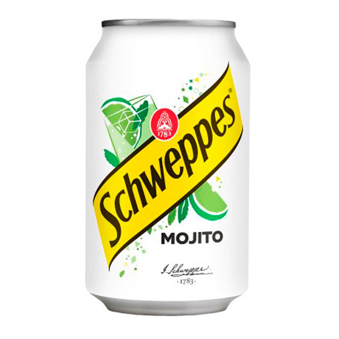 Напиток газированный Schweppes "Mojito", 0,33 л, жестяная банка / Напитки и энергетики