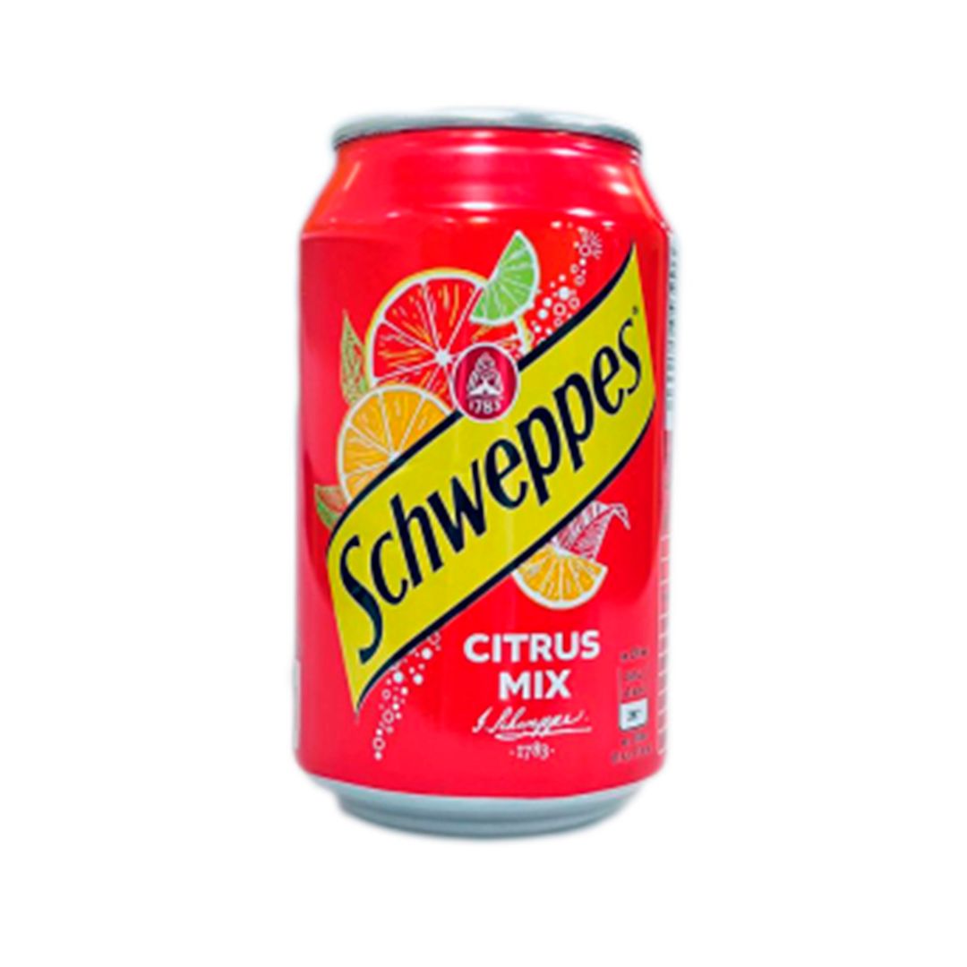 Напиток газированный Schweppes "Citrus Mix", 0,33 л, жестяная банка / Напитки и энергетики
