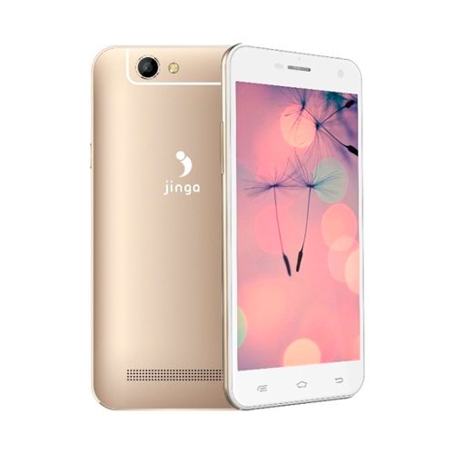 Смартфон Jinga Basco M500, 5", 4G, 8 Гб, 1280x720 IPS, поддержка двух SIM-карт, золото / Зарядные устройства, кабели