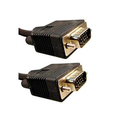 Интерфейсный кабель, VGA 15Male/15Male, 10 м, черный / Интерфейсные кабели