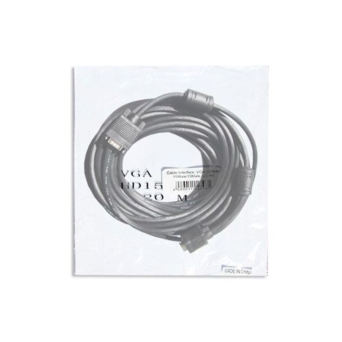 Интерфейсный кабель, VGA 15Male/15Male, 10 м, черный / Интерфейсные кабели №2