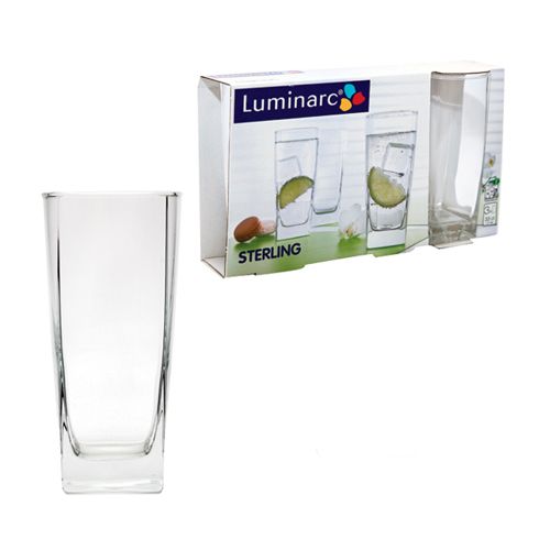 Набор стаканов Luminarc Sterling, высота 14 см, 3 шт. в наборе / Посуда столовая