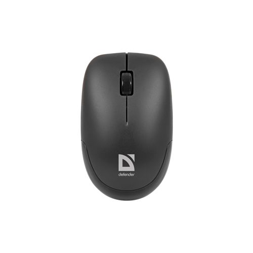 Мышь беспроводная Defender Datum MM-015, USB, 3 кнопки, 1200 dpi, черная / Мыши беспроводные