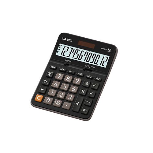 Калькулятор настольный Casio DX-12B-W-EC, 12 разрядов, 129*175*33,2 мм / Калькуляторы настольные №2