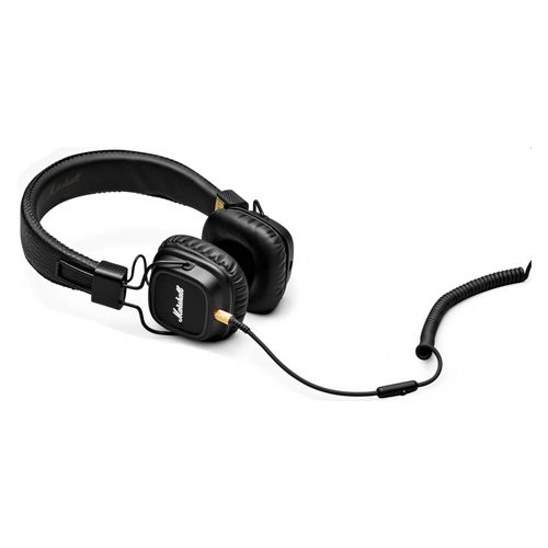 Наушники-накладные Marshall Major 2, диапазон частот 10-20000 Гц, черный, Android / Наушники oe.kz Наушники-накладные Marshall Major 2, диапазон частот 10-20000 Гц, черный, Android / Наушники