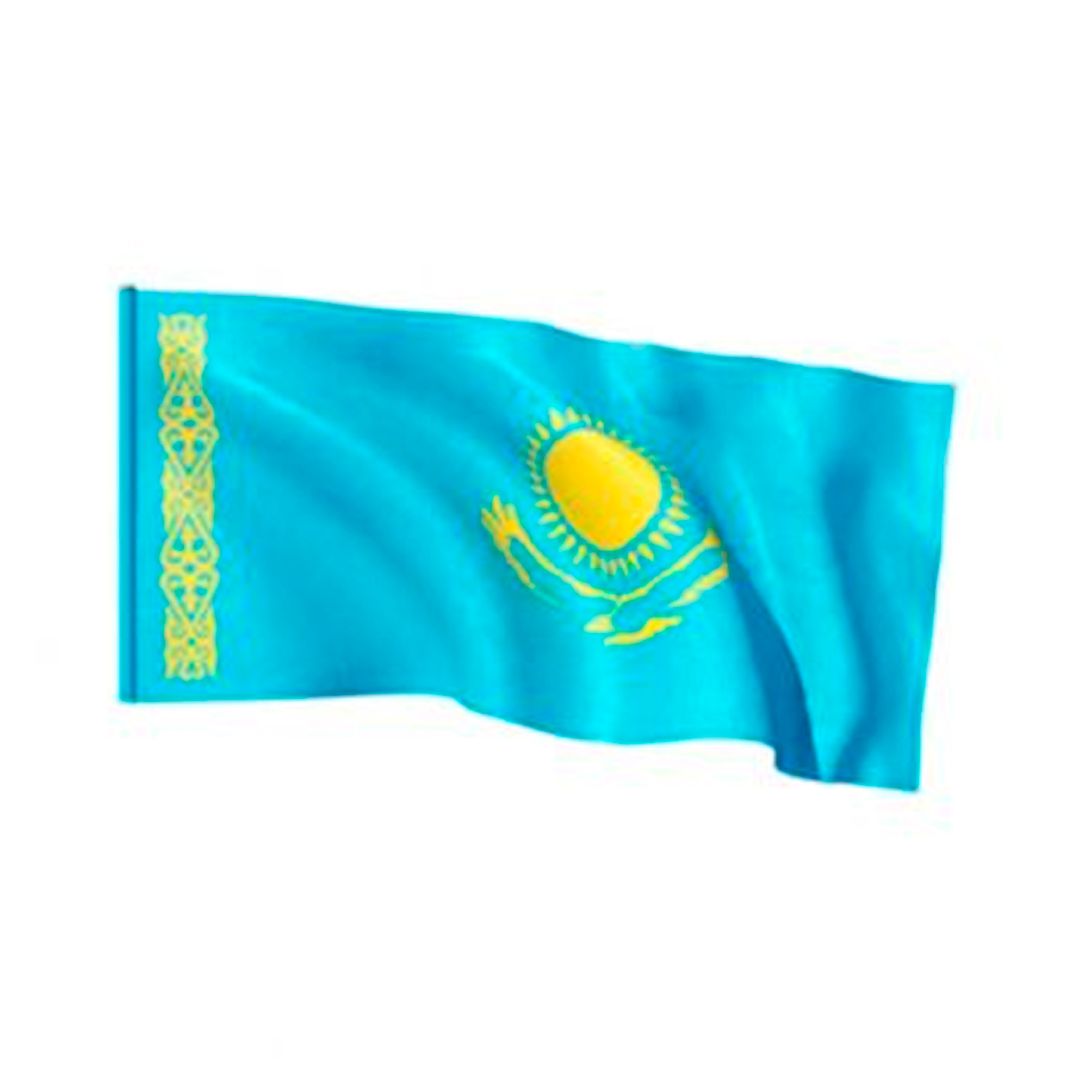 Флажки настольные Республики Казахстан, политекс, 15*25 см / Государственные символы
