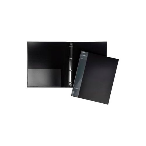 Папка Hatber "Standard", А4 формат, на 4-х кольцах, корешок 25 мм, черная / Папки на кольцах oe.kz Папка Hatber "Standard", А4 формат, на 4-х кольцах, корешок 25 мм, черная / Папки на кольцах