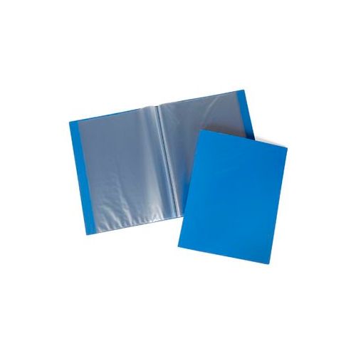 Папка файловая на 10 файлов Hatber "Line", А4 формат, корешок 9 мм, синяя / Папки файловые