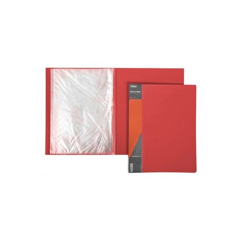 Папка файловая на 30 файлов Hatber, А4 формат, корешок 17 мм, красная / Папки файловые