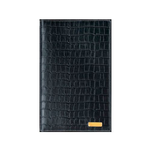 Ежедневник недатированный Croco, 2017-2020 г, А5+, 176 л, съемная гибкая обложка, в линейку, черный / Ежедневники недатированные