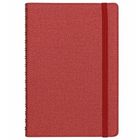 Записная книжка Yuta, А5, 176 л, на полускрытой спирали, в линейку, красная