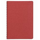 Записная книжка Yuta, А5, 176 л, на полускрытой спирали, в линейку, красная