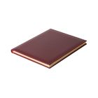Еженедельник датированный Gift, 2017 г., А4, 80 л, с золотым срезом, куагуле, бордовый