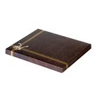 Еженедельник датированный Gift, 2017 г., А4, 80 л, с золотым срезом, куагуле, бордовый