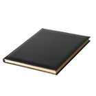 Еженедельник датированный Gift, 2017 г., А4, 80 л, с золотым срезом, куагуле, черный