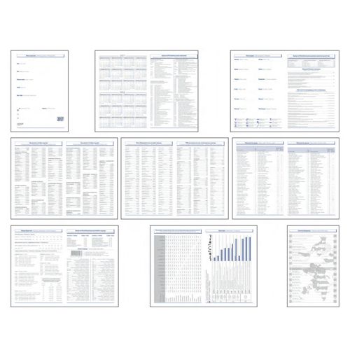 Ежедневник датированный Voyage, 2018 г., А5, 176 л, красный / Ежедневники датированные №3