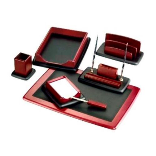 Настольный набор Good Sunrise, 7 предметов, дерево, махагон, без ручки / Настольные наборы