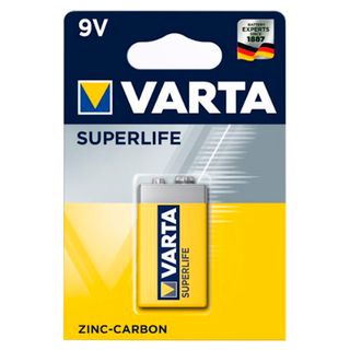 Батарейки Varta SUPERLIFE E-Block крона 9V, 6F22P, 9 V, 1 шт., цена за штуку / Батарейки