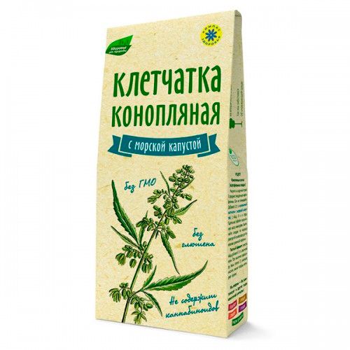 Клетчатка конопляная с морской капустой, 150 гр / Здоровое питание
