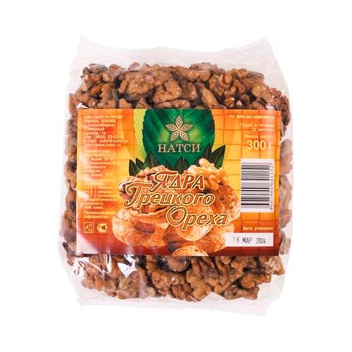 Орехи грецкие Натси, 300 гр / Сухофрукты и орехи