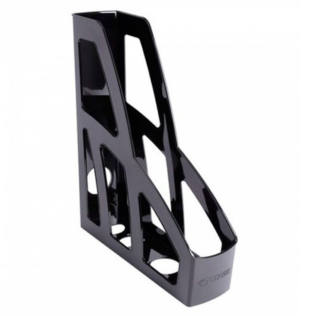 Лоток вертикальный Стамм "Лидер", 1 секция, черный / Стойки-уголки oe.kz Лоток вертикальный Стамм "Лидер", 1 секция, черный / Стойки-уголки