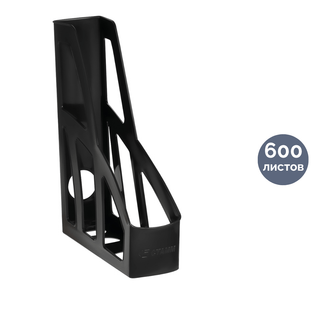 Лоток вертикальный Стамм "Лидер", 1 секция, черный / Стойки-уголки oe.kz Лоток вертикальный Стамм "Лидер", 1 секция, черный / Стойки-уголки