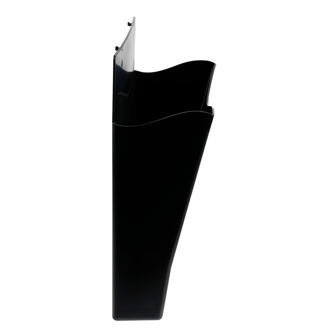 Лоток секционный Стамм, вертикальный, настенный, 1 секция, черный / Лотки секционные №5