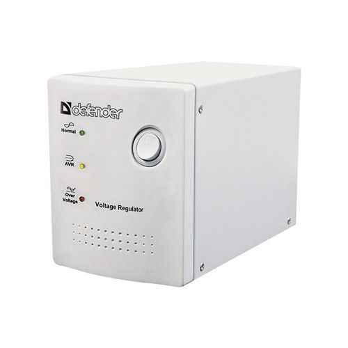 Стабилизатор напряжения Defender AVR Real 600, 250 Вт, 4 розетки, серый / Источники бесперебойного питания oe.kz Стабилизатор напряжения Defender AVR Real 600, 250 Вт, 4 розетки, серый / Источники бесперебойного питания