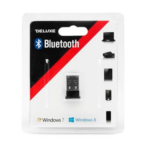 USB bluetooth приемник Deluxe DLB-1, интерфейс USB 2.0, 3 Мб/сек, 10*5 см, черный
