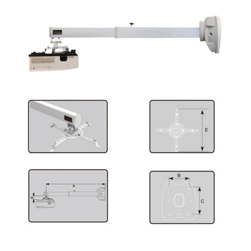 Крепление для проектора на стену Memory Specialist ST01-120 / null oe.kz Крепление для проектора на стену Memory Specialist ST01-120 / null