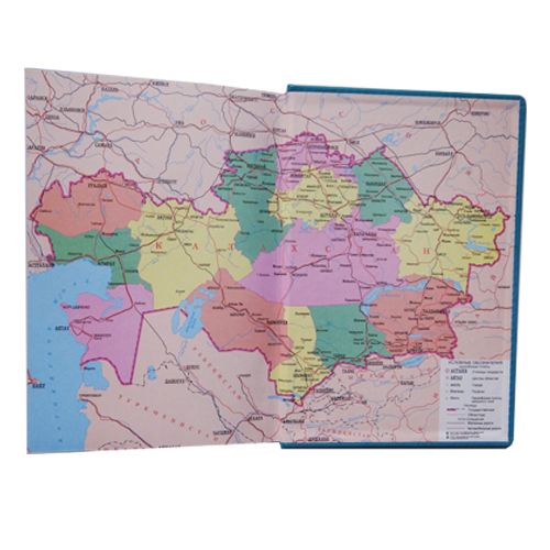 Ежедневник датир.Hatber "Nebraska Charm", 2017 г, (каз, рус, англ), А5, 176 л, в линейку, бирюзовый / Ежедневники датированные №4