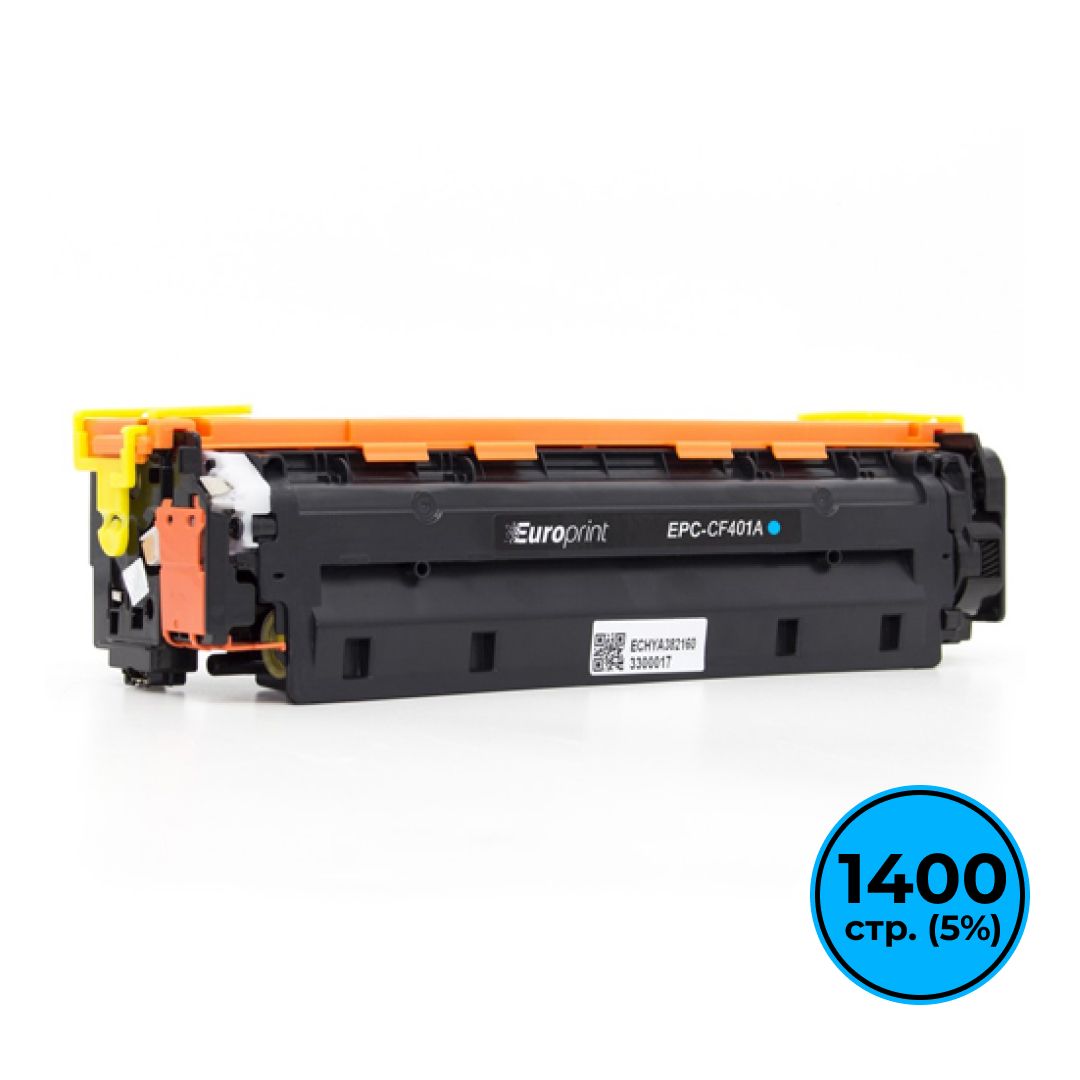 Картридж совместимый HP CF401A для Color LJ Pro M252/M277, синий / Картриджи  цветные