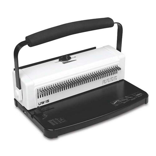 Переплетная машина UW15-40D, переплет максимально 135 листов, черная/белая / Переплетные машины oe.kz Переплетная машина UW15-40D, переплет максимально 135 листов, черная/белая / Переплетные машины