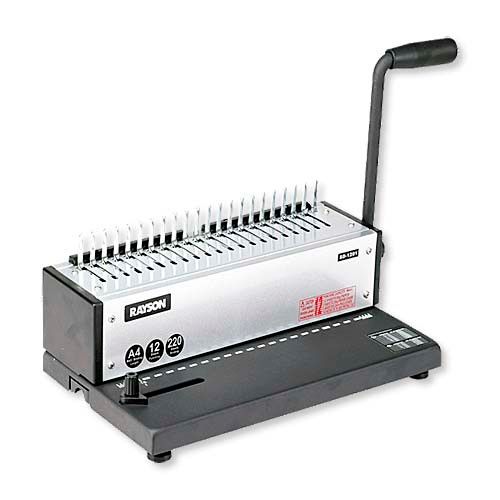Переплетная машина RAYSON SD-1201, переплет максимально 200 листов, черная/белая / Переплетные машины oe.kz Переплетная машина RAYSON SD-1201, переплет максимально 200 листов, черная/белая / Переплетные машины