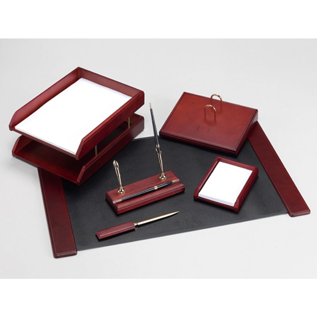 Набор настольный Good Sunrise, 6 предметов, дерево, махагон, без ручки / Настольные наборы