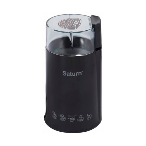 Кофемолка Saturn ST-CM1033, 180 Вт, вместимость 50 г, черная / Кофемолки	 №2
