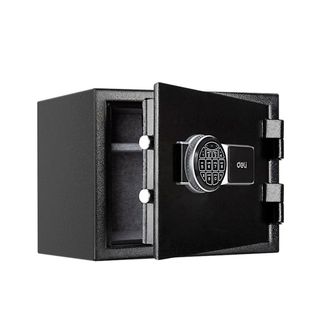 Оттөзімді сейф Deli "T586", электронды код + кілт, 300*380*300 мм, 19,3 кг / Сейфтер