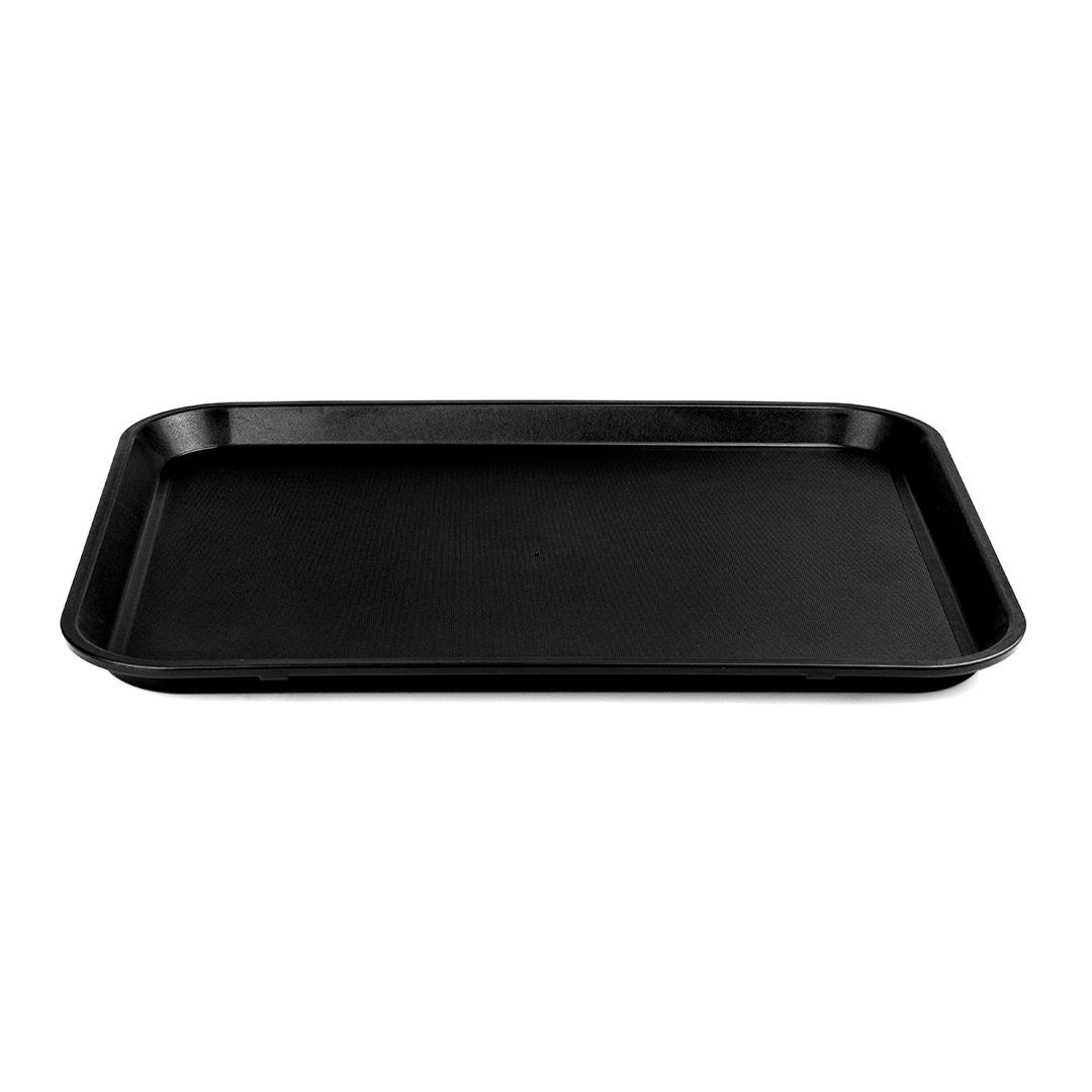 Поднос Welshine, прямоугольный, 40,7*35,5*2,4 см, черный / Кухонный инвентарь №2