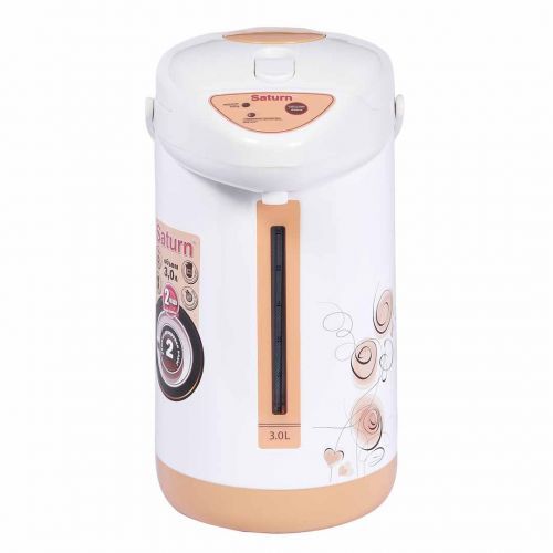 Термопот Saturn ST-EK8030, пластик, 3 литра, 750 Вт, бело-серый / Термопоты	 №2