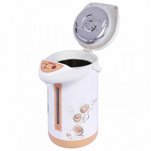 Термопот Saturn ST-EK8030, пластик, 3 литра, 750 Вт, бело-серый / Термопоты	 №3