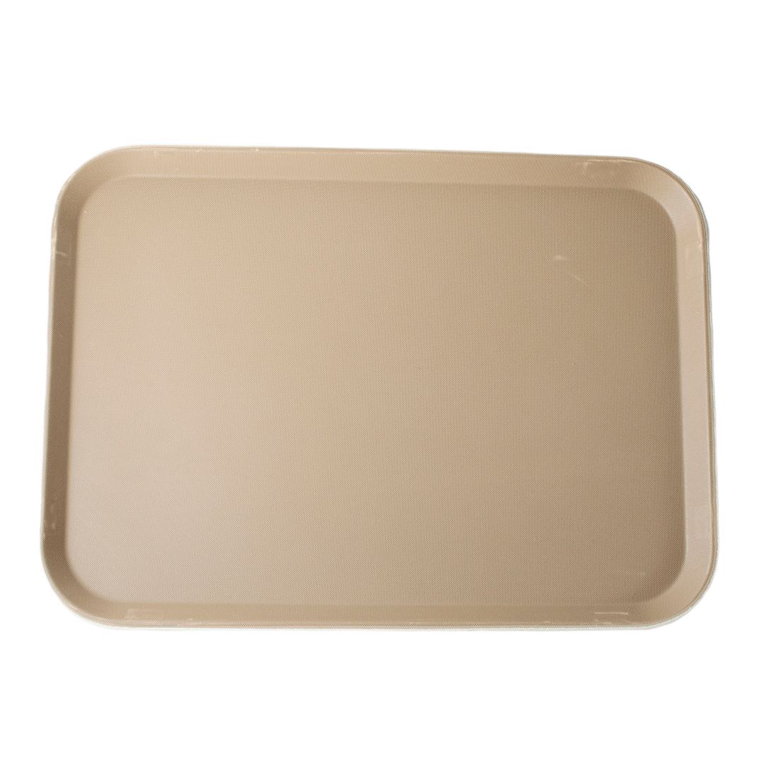 Поднос Youyi, прямоугольный, 55,8*40,6*2,5 см, коричневый / Кухонный инвентарь
