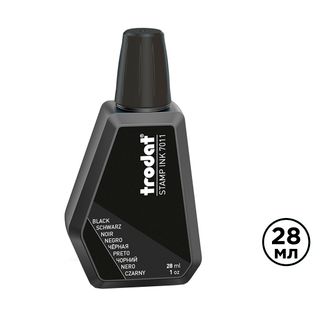 Мастика Trodat, 28 мл, черная / Штемпельные краски (мастика)