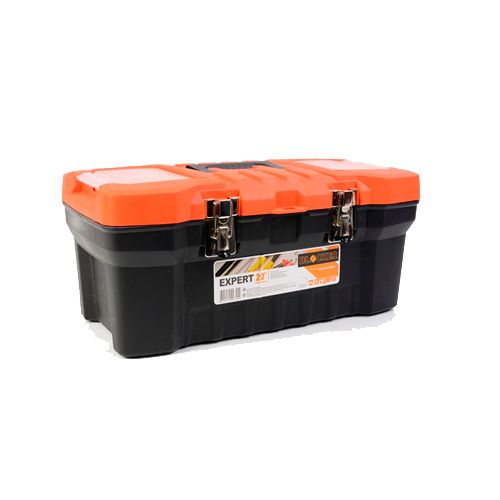 Ящик для инструментов "Эксперт", 510*260*220 мм, 2 органайзера, металлический замок / Измерительный инструмент